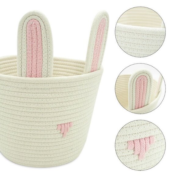 Closet Storage Rabbit Bins Desk Basket Organizer Baby Nursery1 Pack(Any Color) - Picture 3 of 7
